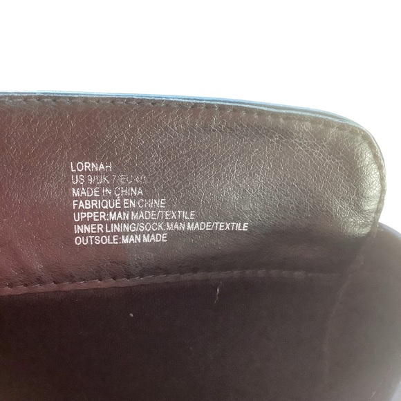 Lornah Over-the-Knee Black Faux Leather Boots | Size 9 - Picture 9 of 9